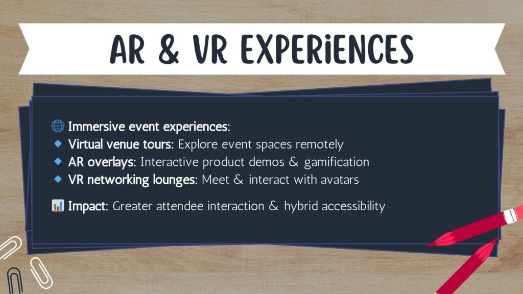 Augmented Reality (AR) & Virtual Reality (VR) Experiences