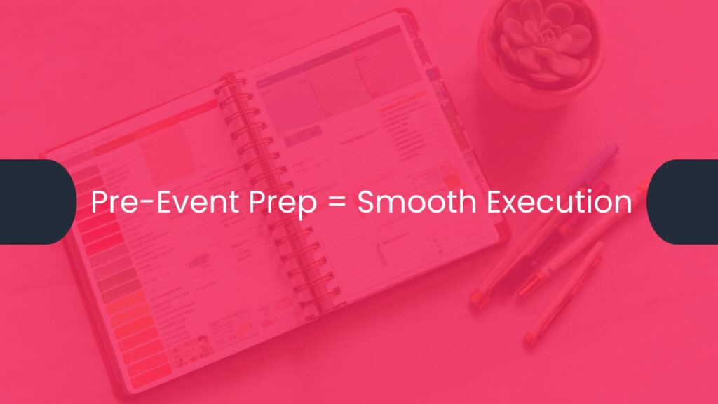 Event Day Checklist